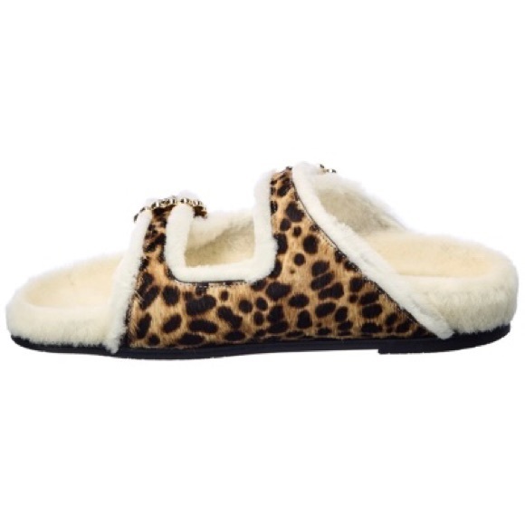 Stuart Weitzman Fur Sandals - Picture 2 of 9